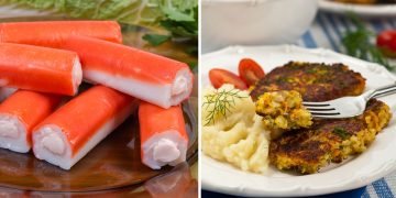 котлеты из крабовых палочек
