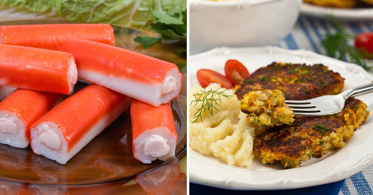 котлеты из крабовых палочек