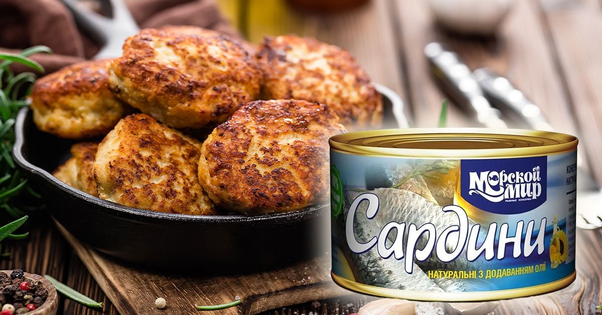 Котлеты из рыбных консервов