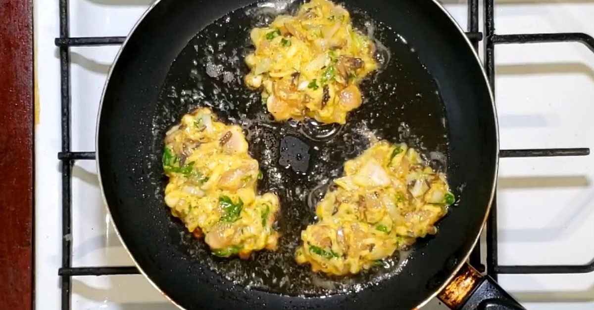 Котлеты с грибами