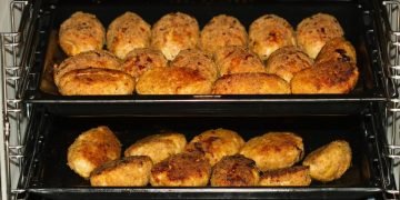 котлеты в духовке