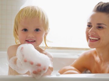 купание с детьми