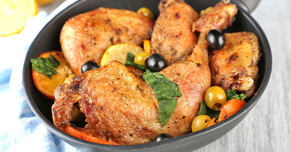 курица по-средиземноморски