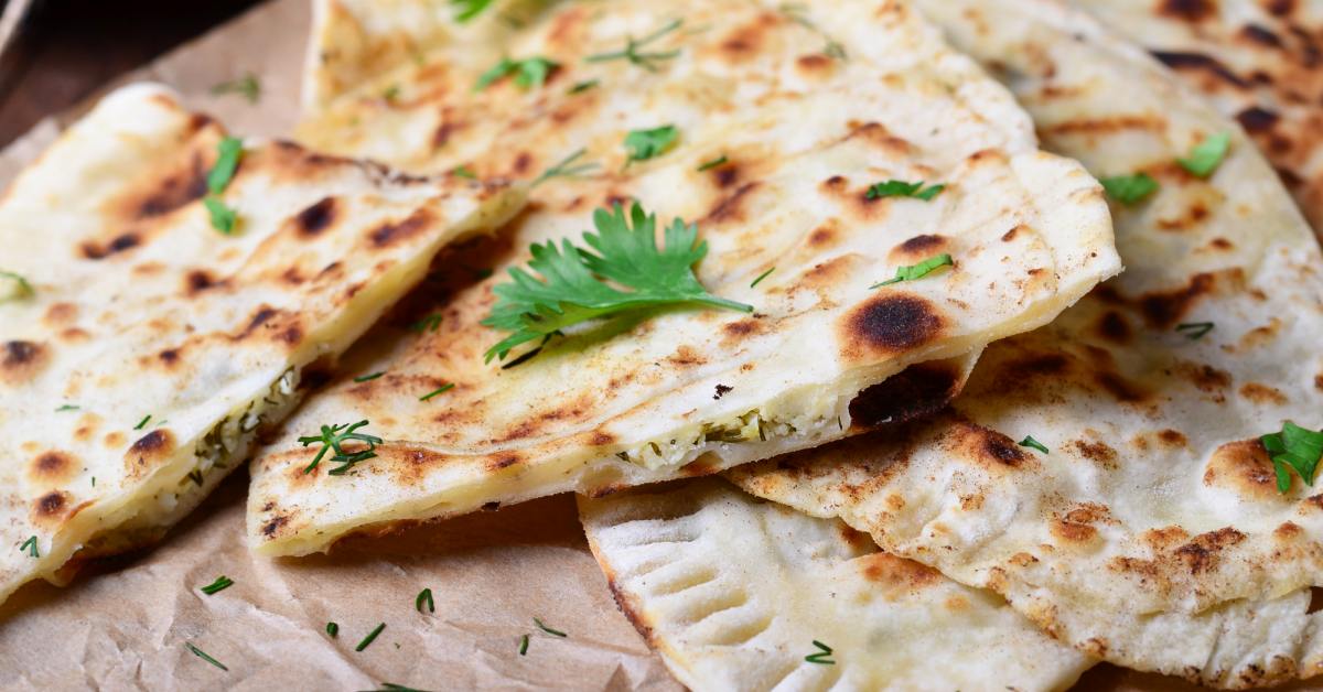 Кутабы с зеленью