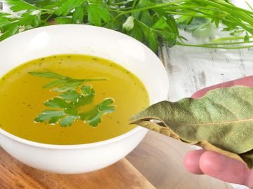 лавровый лист в бульоне