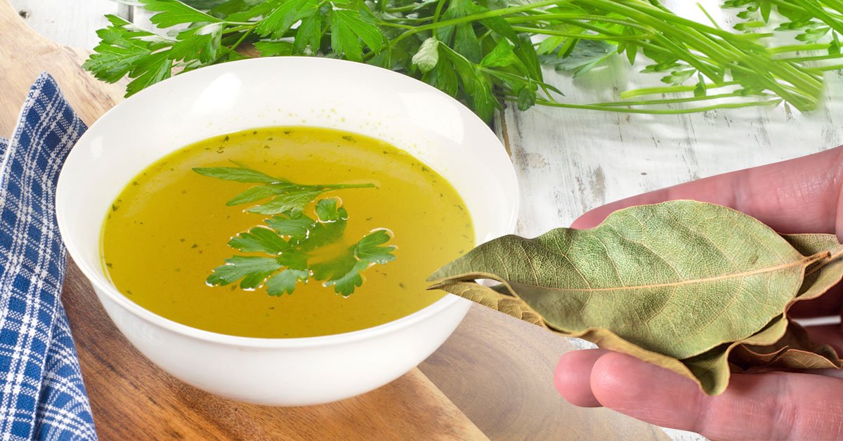 лавровый лист в бульоне