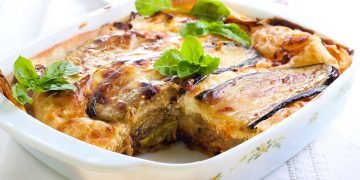 лазанья с баклажанами