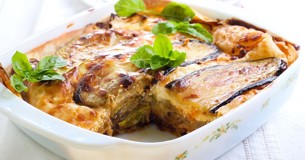 лазанья с баклажанами