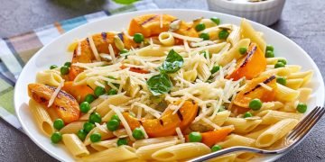 макароны с тыквой