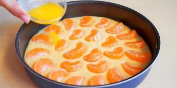 мандариновый пирог