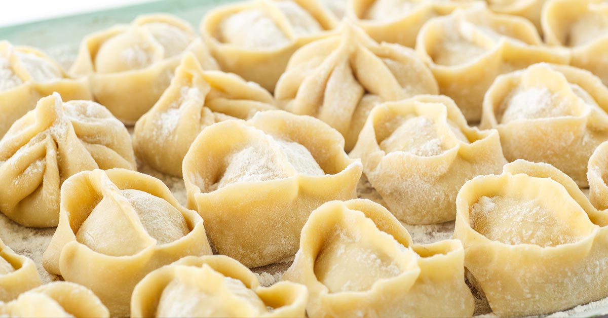 манты с тыквой