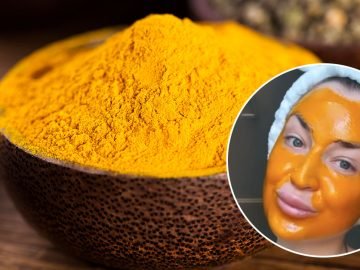Маска из куркумы