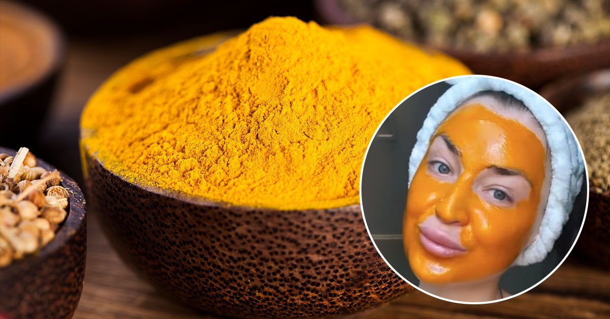 Маска из куркумы