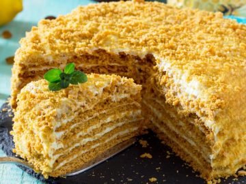 Медовик на сковороде