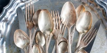 мельхиоровые столовые приборы