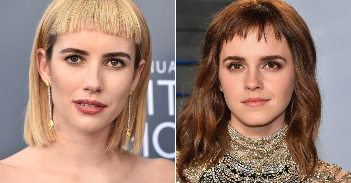 Модные короткие челки