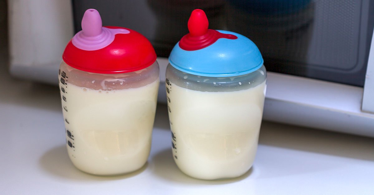 молоко в микроволновке