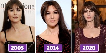 Моника Беллуччи в молодости