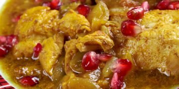 Мясо с гранатом