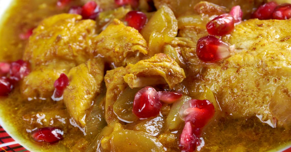 Мясо с гранатом