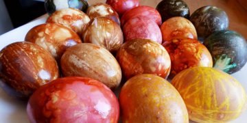 Натуральные красители для яиц