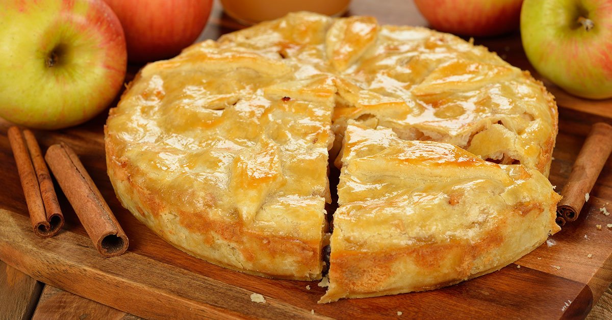 немецкий яблочный пирог