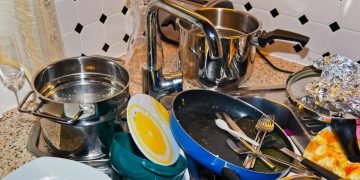 немытая посуда