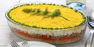 необычная «мимоза»