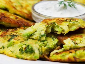 необычные кабачковые оладьи