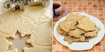 Новогоднее имбирное печенье