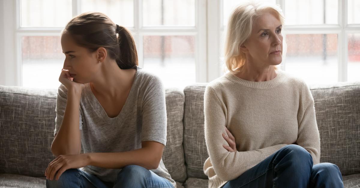 Обида на маму