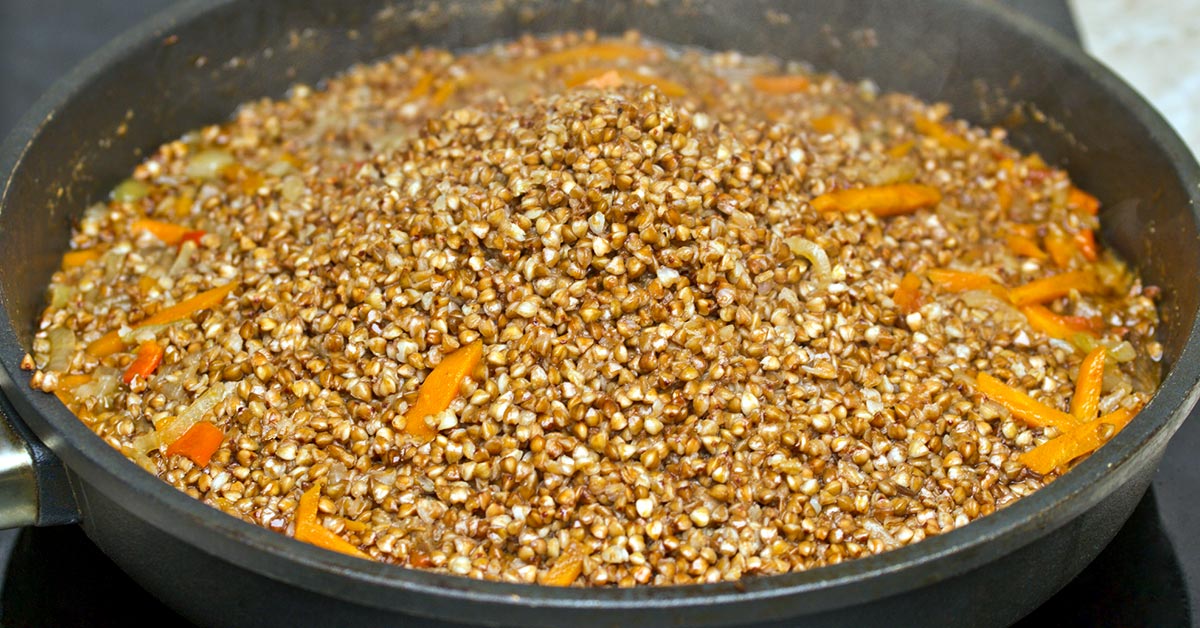 обжаренная гречка