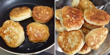 Оладьи с луком