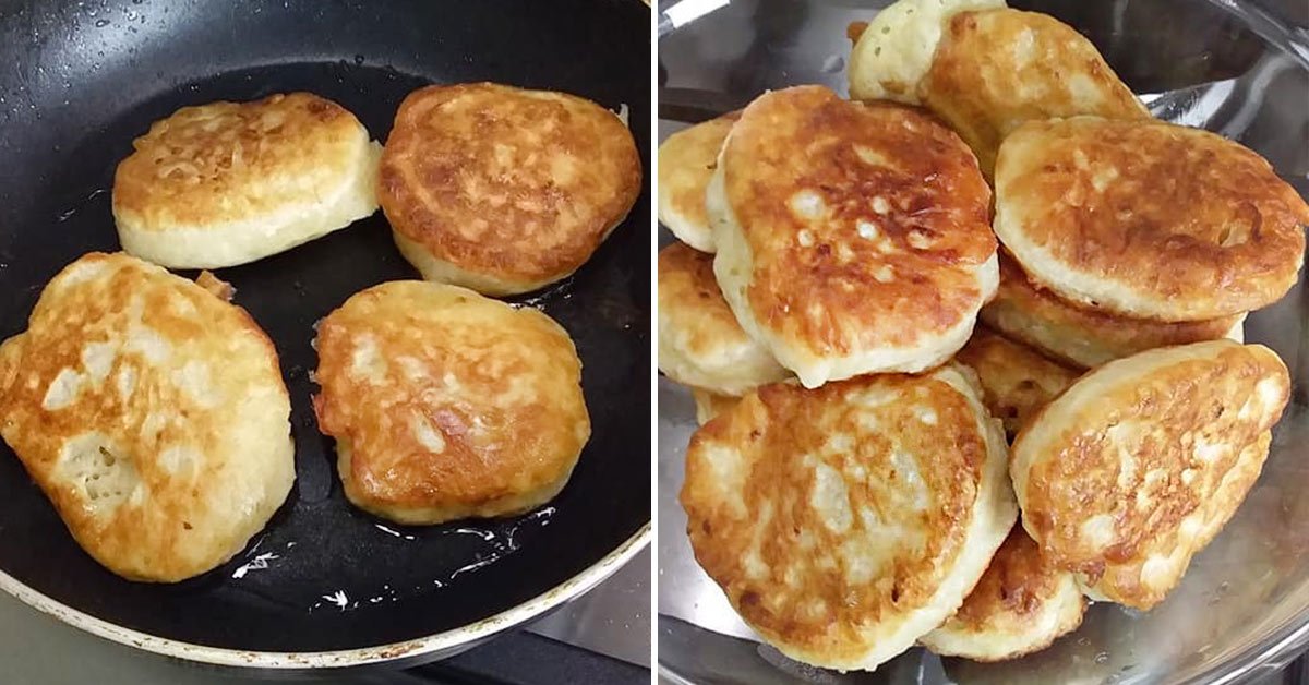 Оладьи с луком