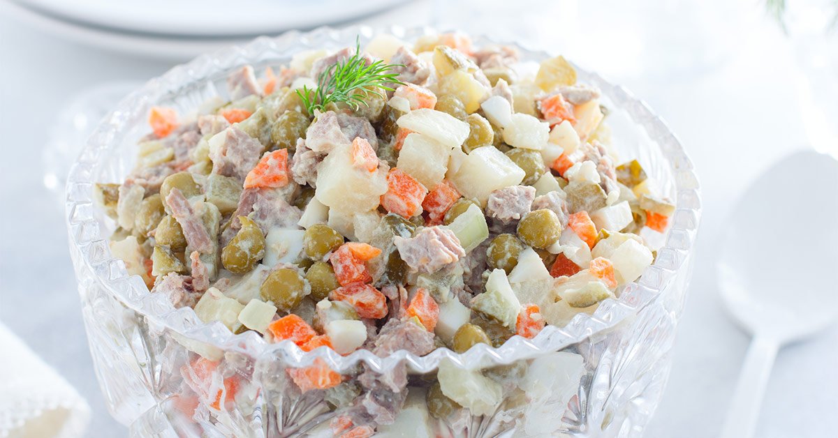 Оригинальный рецепт оливье