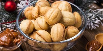 Печенье орешки со сгущенкой