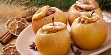 Печеные яблоки польза