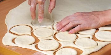 Пирог «Хризантема»