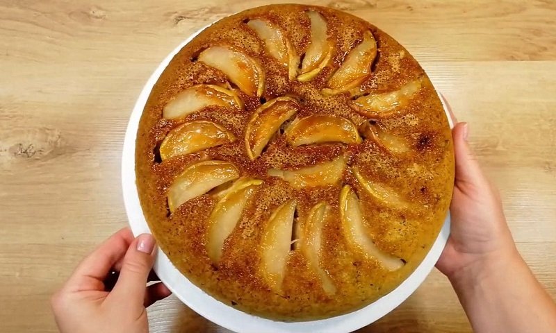 пирог с яблоками