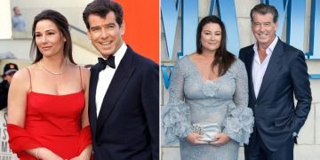 Пирс Броснан с женой