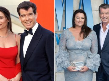 Пирс Броснан с женой