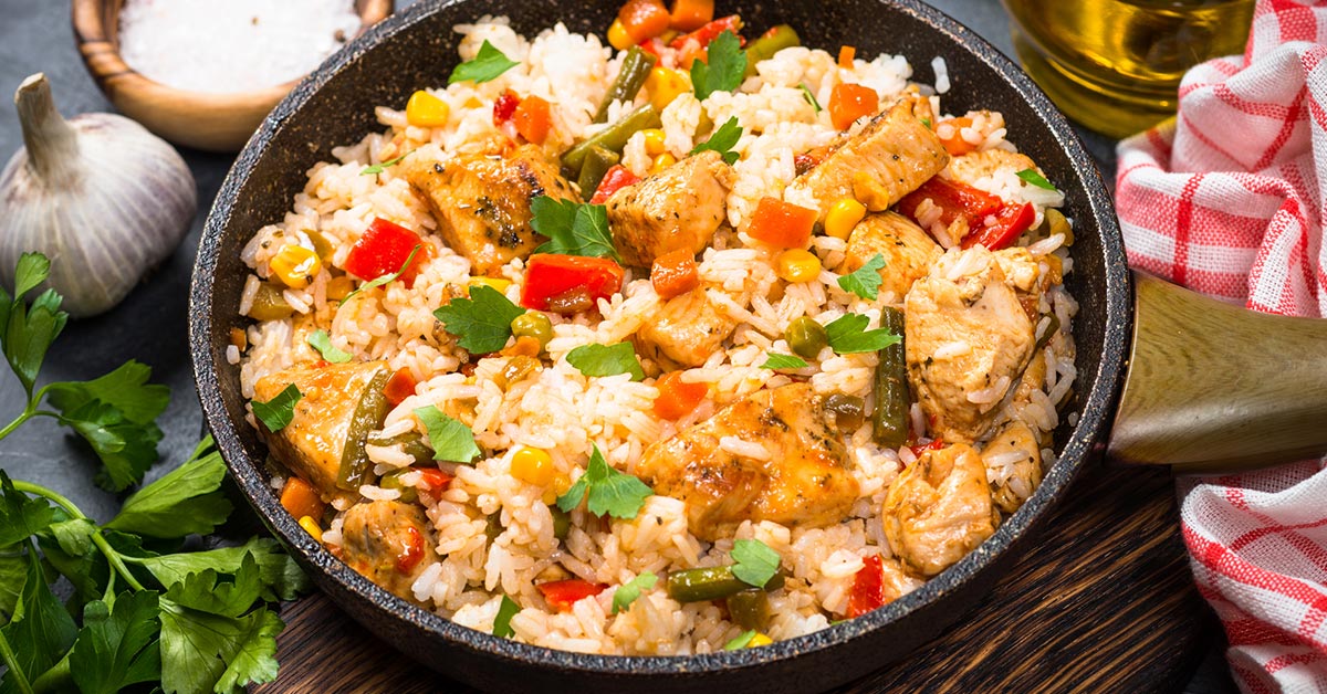 плов с куриным филе