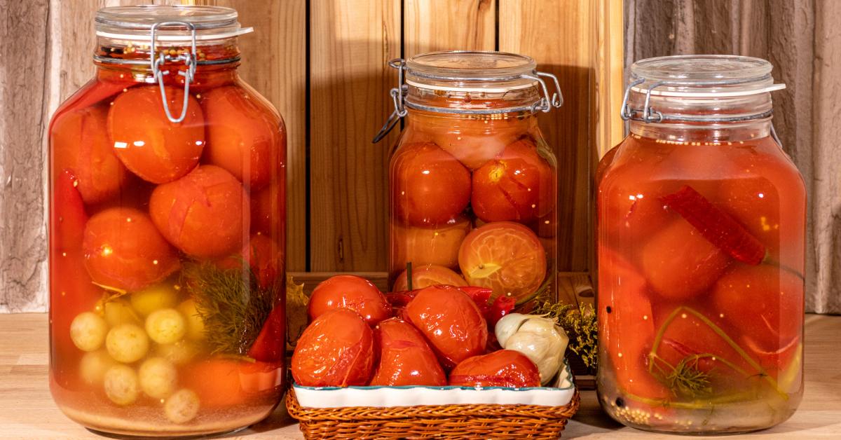 Помидоры с виноградом