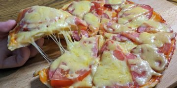 Пошаговый рецепт пиццы на сковороде