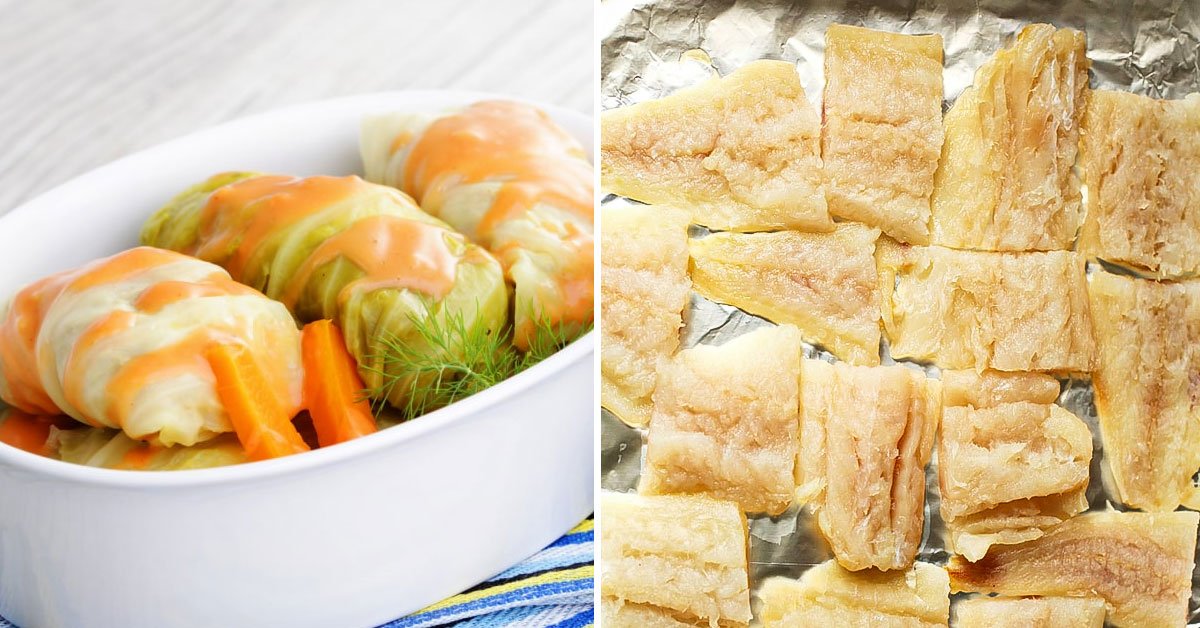 Постные голубцы