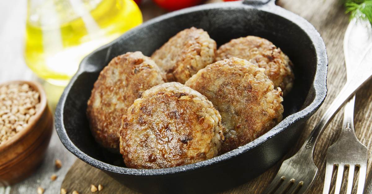 постные котлеты из гречки