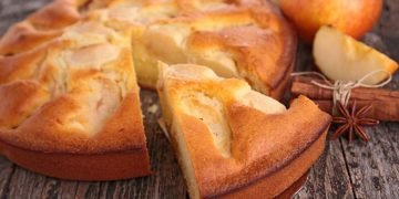 простой яблочный пирог