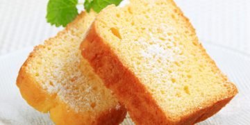 Пышный кекс на кефире