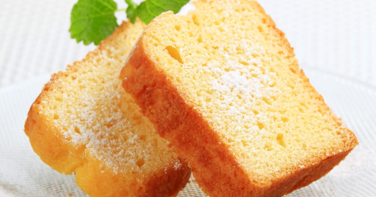 Пышный кекс на кефире