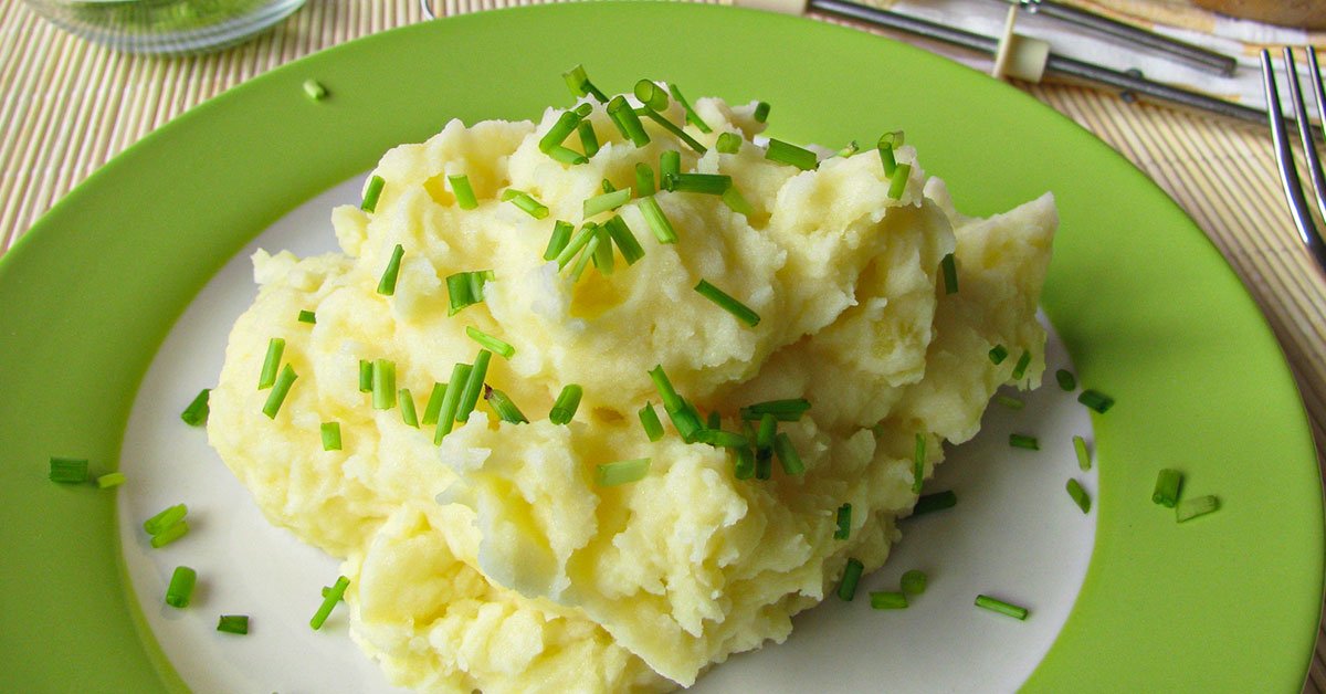 пюре без масла и молока